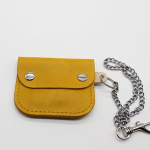 Simple Wallet with Biker Chain