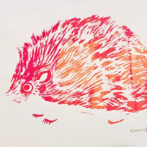 A3 Hedgehog Screen print