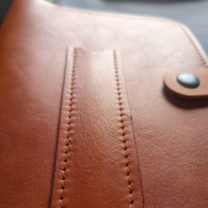 A5 Leather Notebook Cover - Tan