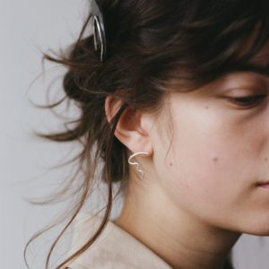 ISAMU silver earrings