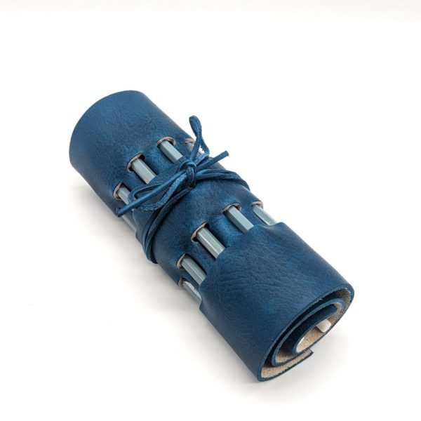 Blue Leather Artists Roll