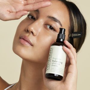 Balancing oil to milk cleanser