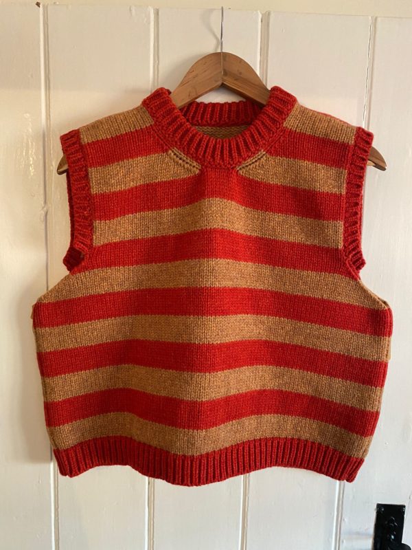 Stripey Knitted Vest