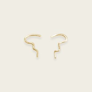 ISAMU gold earrings