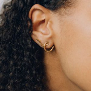 PABLO gold earrings