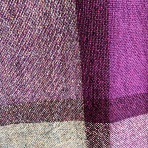 Colour Block Scarf - Purples