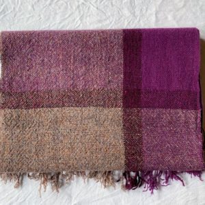 Colour Block Scarf - Purples