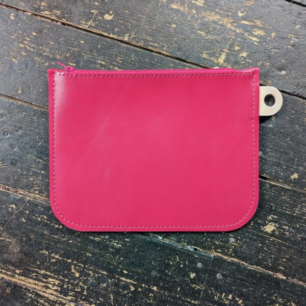 Pink Leather Pouch