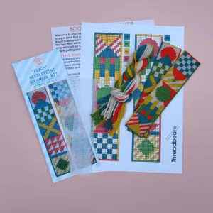 'FLAGS' Needlepoint Bookmark Kit (Primary)