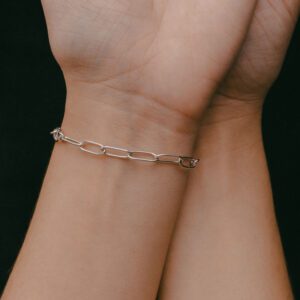 Paperclip Chain Link Bracelet