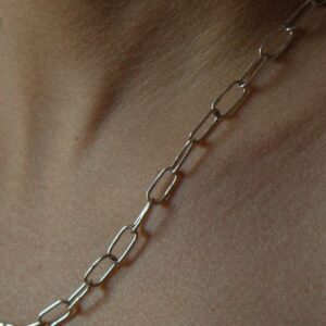 Paperclip Chain Links Collar