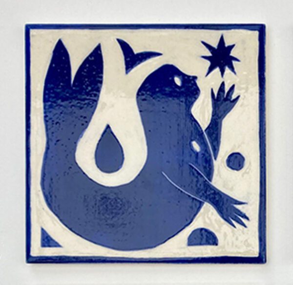 Mermaid ceramic tile
