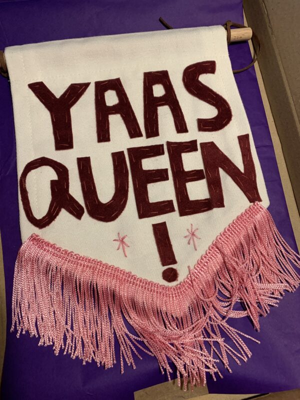 Yaas Queen banner by Bianco Perry