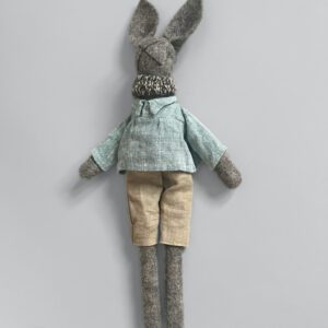 'EDGAR' Natural Wool Character Bunny