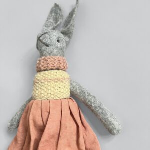 'GINA' Natural Wool Character Bunny
