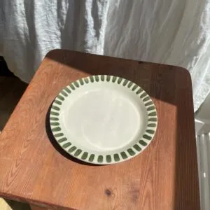 Small Striped Plate