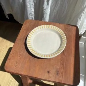 Small Striped Plate