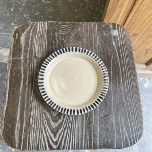 Small Striped Plate