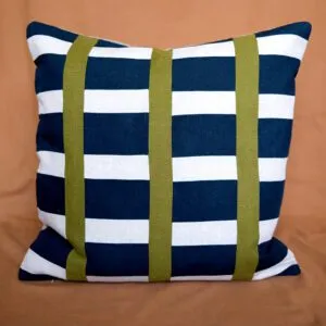 Highrise Patchwork Cushion - Atlantic