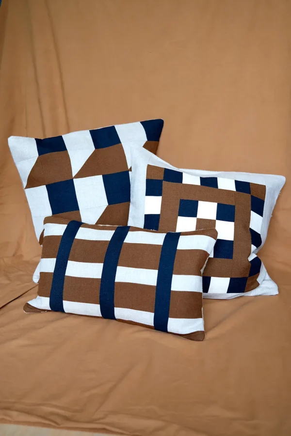 Mosaic Patchwork Cushion - The Chuffed Store