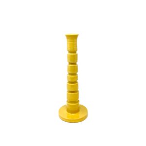 Large Candle Stick - Yellow