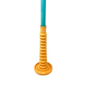 Large Candle Stick - Orange