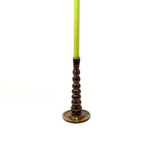 Large Candle Stick - Coffee