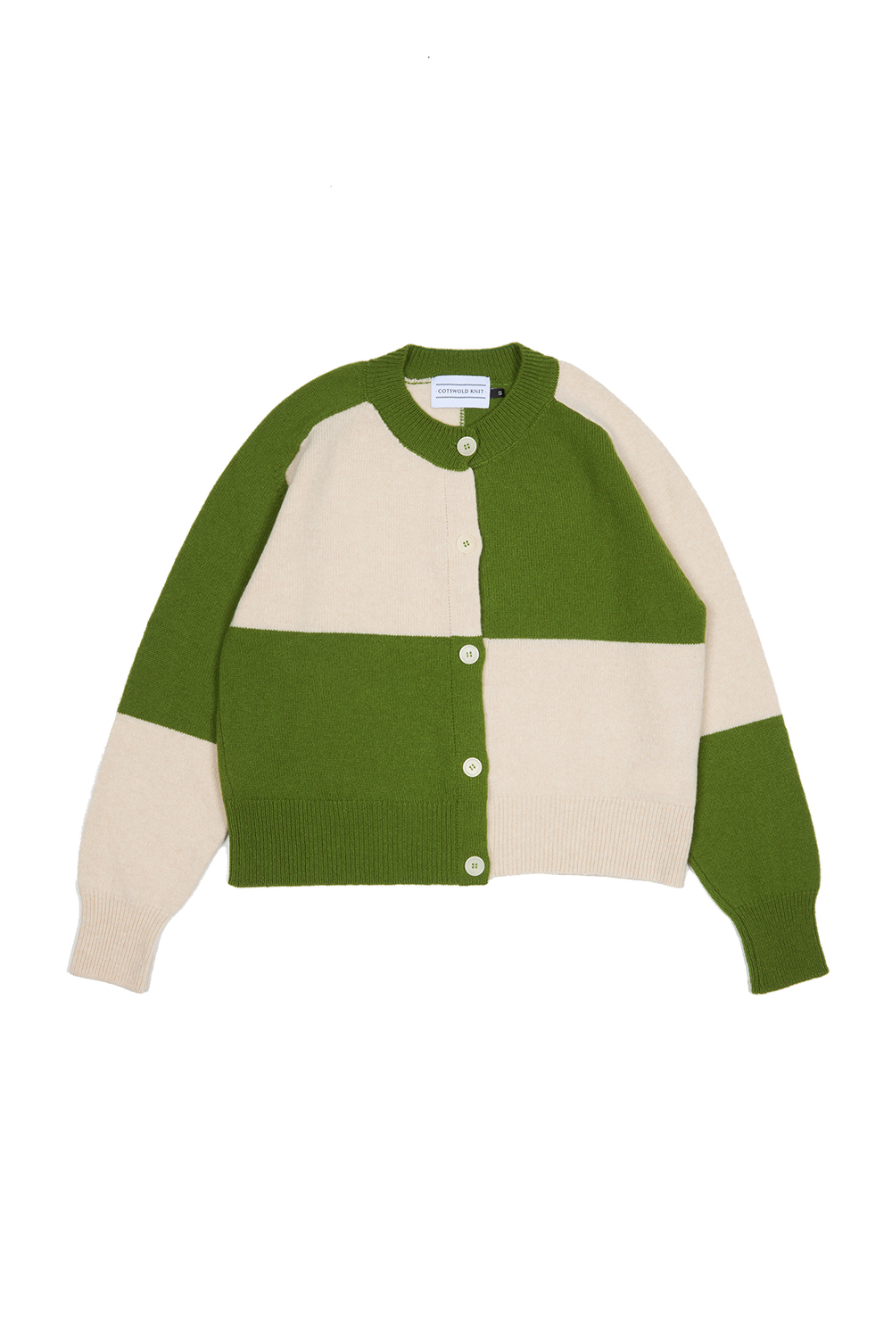 Check Cardigan - Snowdrop - The Chuffed Store
