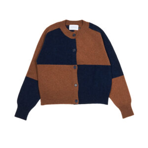 COTSWOLD KNIT - Check Cardian - Suede