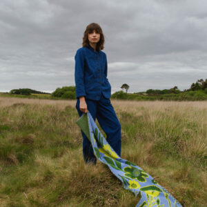 Cotswold Knit Swinbrook Scarf in Daffodil c