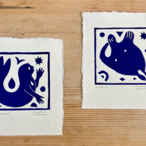 mermaid&selkie tile print