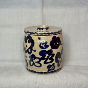 c. 14cm h incl lid x 13cm w