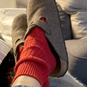 Red-socks-at-home
