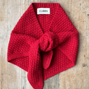 Triangle-Scarf-Red